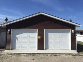 Double-Car Garage with Traditional Panel Doors